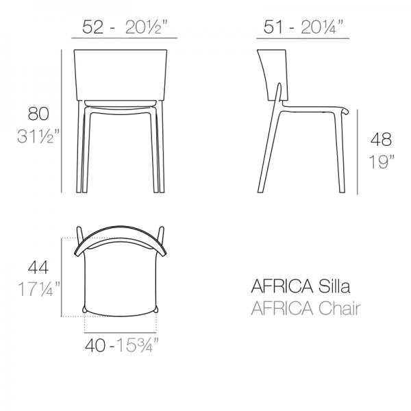 Africa Vondom Ficha Tecnica
