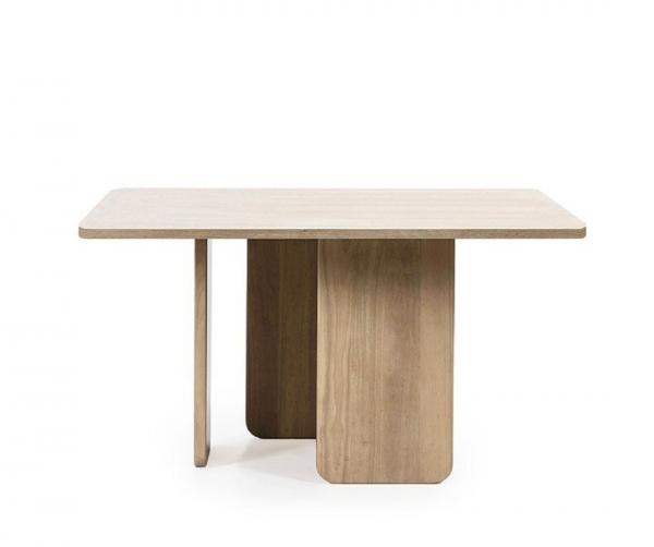 Arq Mesa Fresno Natural Cuadrada Teulat