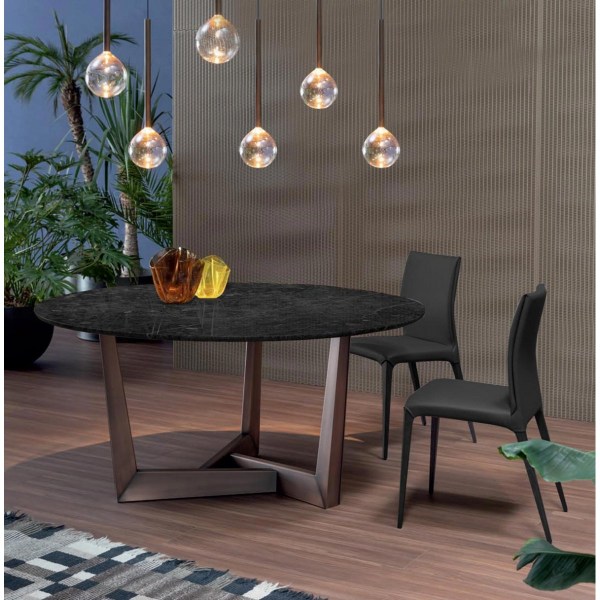 Mesa Art Cerámica o Cristal Redonda