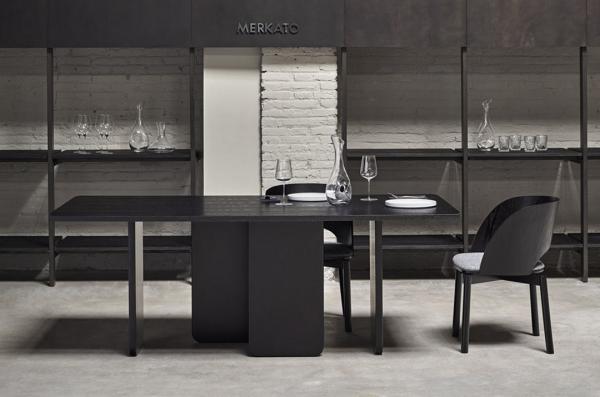 Arq Mesa Fresno Tintado NegroTeulat Ambiente 2