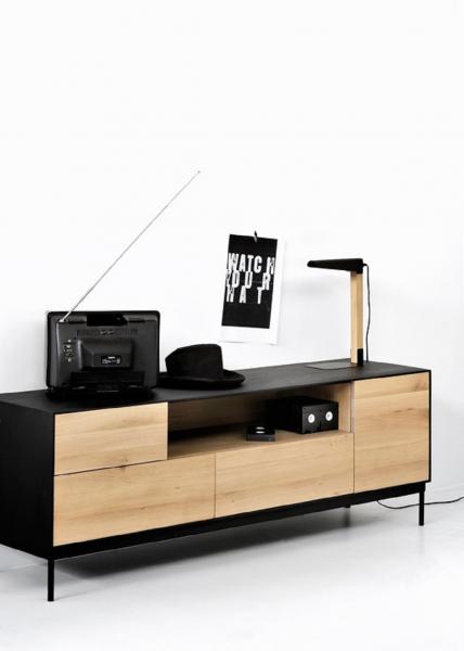 Blackbird Mueble Tv Roble Ambiente 2