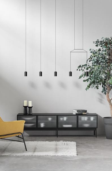 Blur Mueble Tv Negro Teulat Ambiente 1