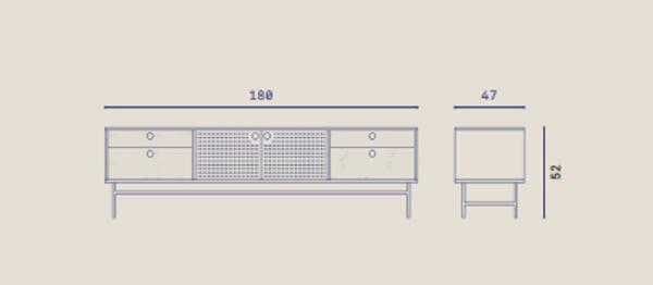 Punto Mueble Tv Teulat Ficha Tecnica