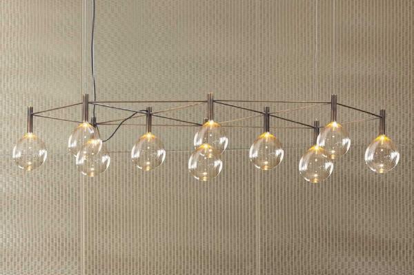 Sofi Bonaldo Suspension Estructura 10 Luces Ambiente 2