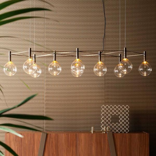 Sofi Bonaldo Suspension Estructura 10 Luces Ambiente 3