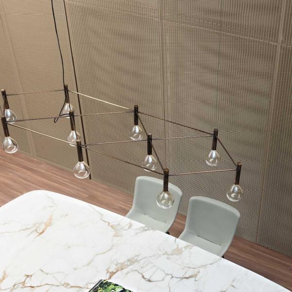 Sofi Bonaldo Suspension Estructura 10 Luces Ambiente 4