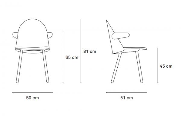 Uma Silla Reposabrazos Teulat Ficha Tecnica